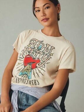 Anthropologie Letluv Tom Petty & The Heartbreakers Graphic Tee
